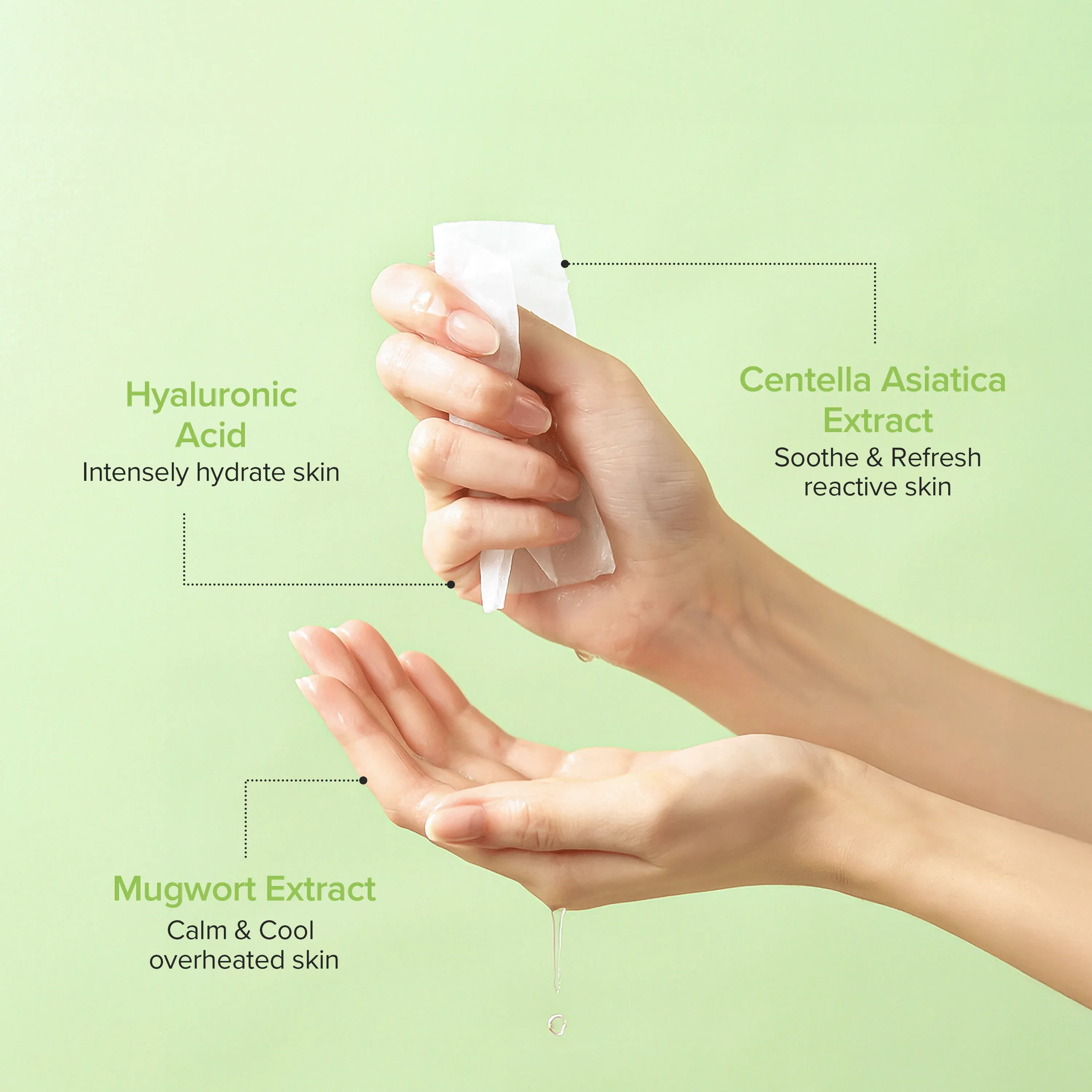 Centella Asiatica Calming Mask (10 Sheets) - Image 4